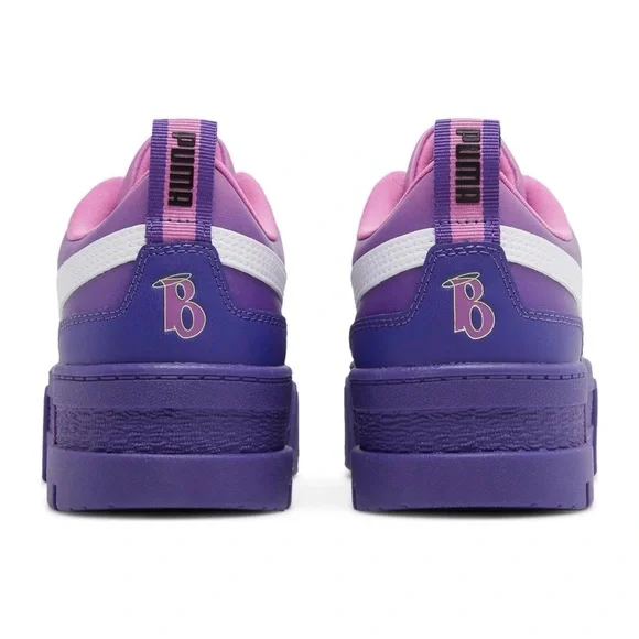 Puma X Bratz Mayze Leather Platform Sneakers in Prism Violet-Spring Crocus NIB - Picture 13 of 13